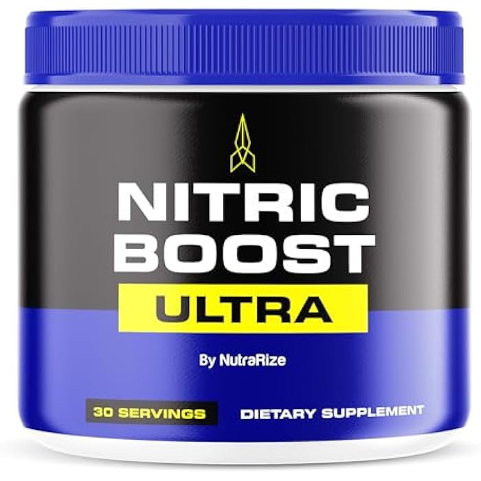 NutraRize Nitric Boost Ultra – Premium Daily Powder Blend in a Jar, Crafted to Help Maintain Energy, Support Natural Circulation, and Keep You Going, Official Reviews (30 Servings) - Image 1