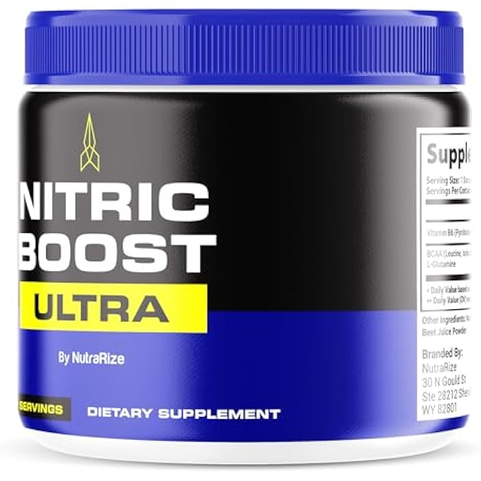 NutraRize Nitric Boost Ultra – Premium Daily Powder Blend in a Jar, Crafted to Help Maintain Energy, Support Natural Circulation, and Keep You Going, Official Reviews (30 Servings) - Image 2