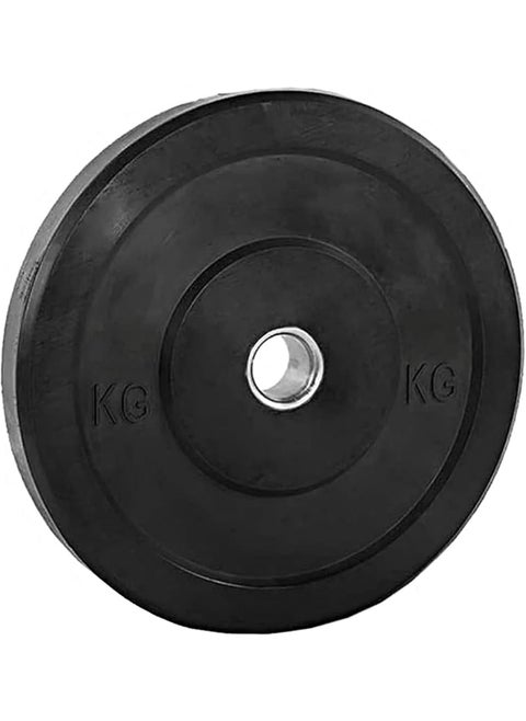 Glossy Rubber Dumbbell Hoop (1 Piece) Rubber Dumbbell Hoop - Comfortable Weights for Exercise, Muscle Building, Strength and Weight Training