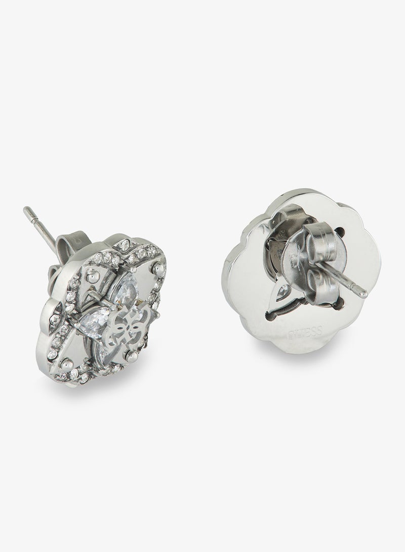 GUESS Wild Flower Logo Earrings - Image 2