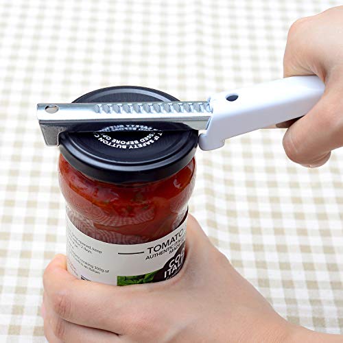 Kichwit Adjustable Jar Opener for Arthritis & Weak Hands & Seniors, Easily Opens 3/8" to 4" Jar and Bottle Lids, Free Bonus Bottle Opener Keychain Included - Image 5