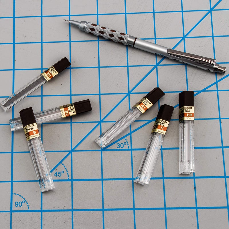 Pentel قلم رصاص بنتل سوبر هاي بوليمر، 0.3 مم، HB، علبة من 12 أنبوب (300-HB) - Image 5