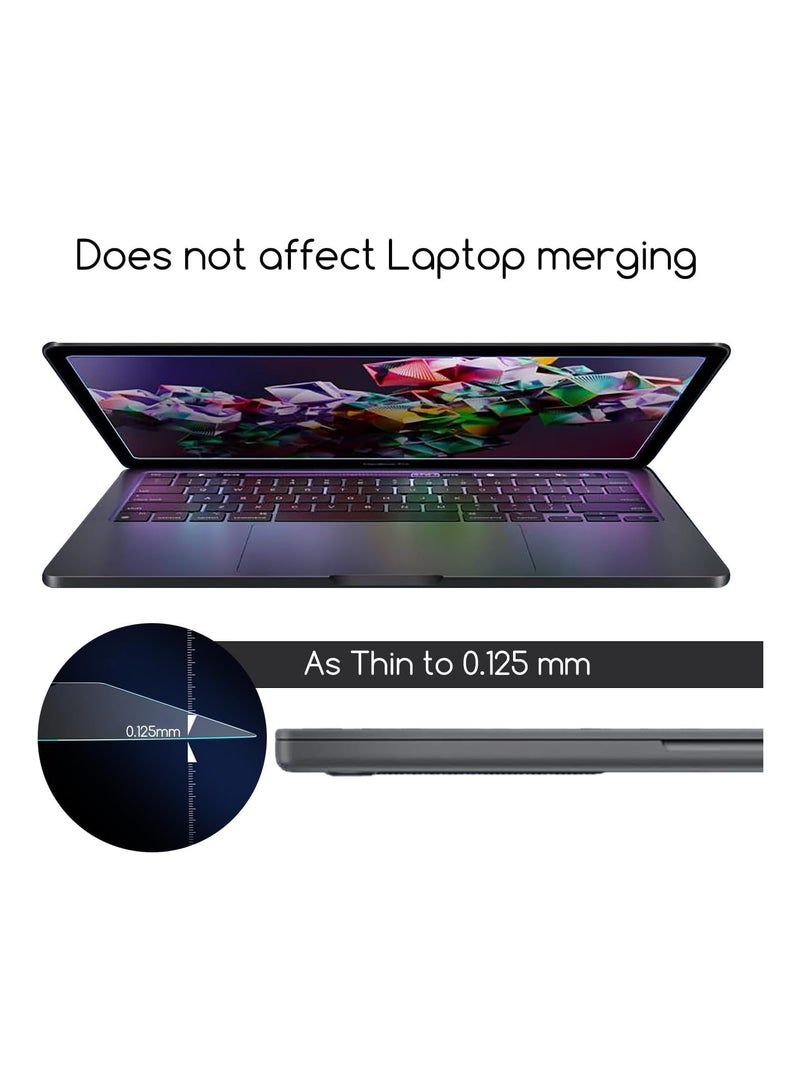 2 عبوة من واقيات الشاشة متوافقة مع الكمبيوتر المحمول Lenovo Yoga 7 2 in 1 14IML9 مقاس 14 بوصة من لينوفو يوجا 7 2 في 1، غشاء شفاف كريستالي عالي الدقة مضاد للخدش ومضاد لبصمات الأصابع - Image 5