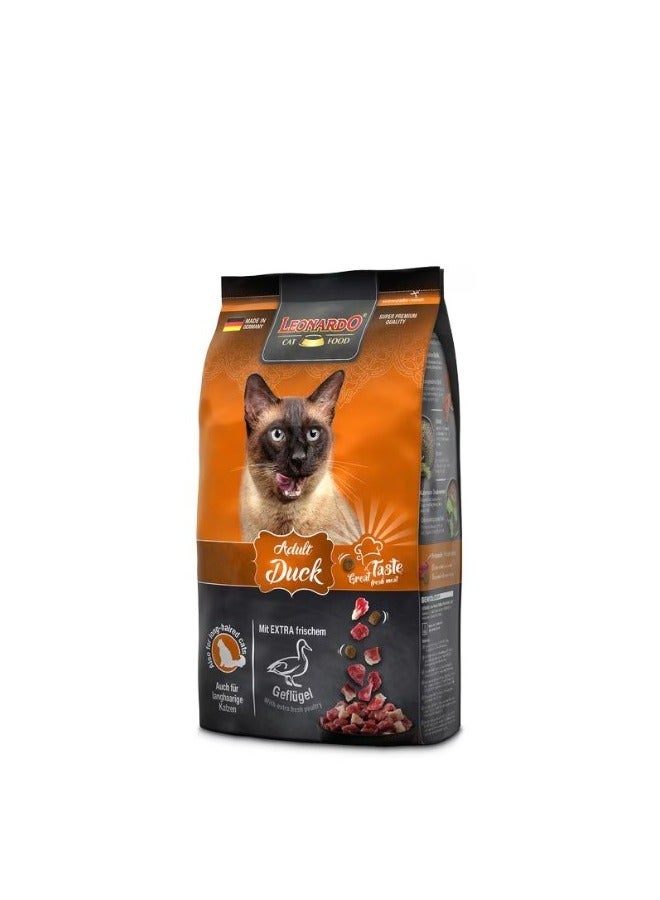 ليوناردو dry food duck for cats 1.8 kg