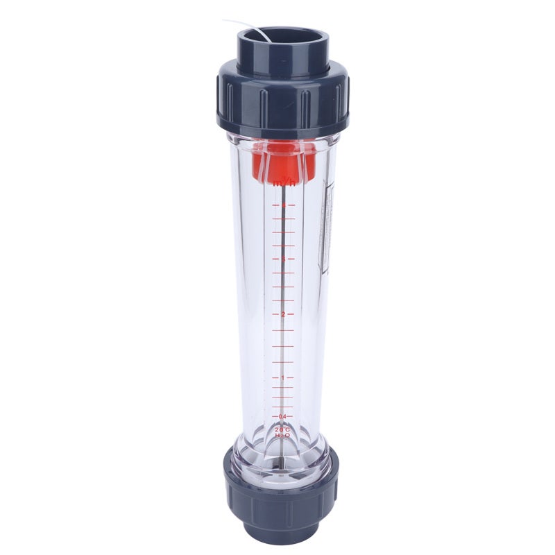 Liquid Flow Meter: 4% Measurement Error Clear Wear-Resistant Scale - Corrosion-Resistant ABS Material Flow Meter Gauge for Industrial Chemical Laboratory Process Control - Image 3