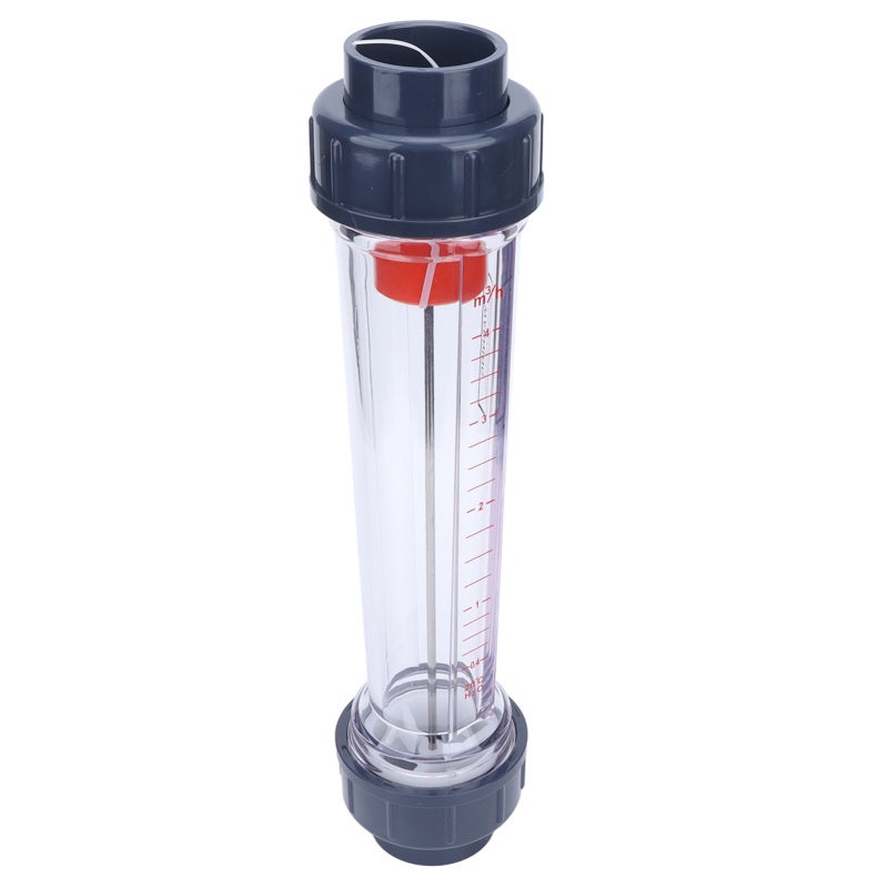Liquid Flow Meter: 4% Measurement Error Clear Wear-Resistant Scale - Corrosion-Resistant ABS Material Flow Meter Gauge for Industrial Chemical Laboratory Process Control - Image 4