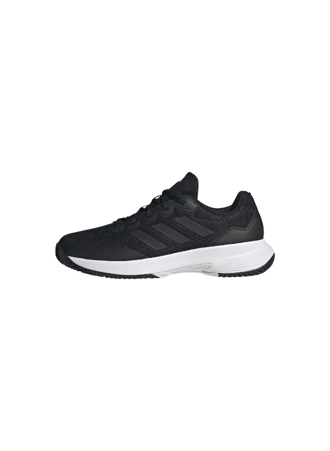 adidas حذاء تنس جيم كورت 2 للرجال أسود مقاس 6.5