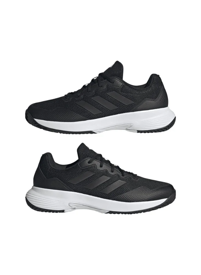 اديداس Adidas Gamecourt 2 M Black Tennis Shoes For Men 6.5