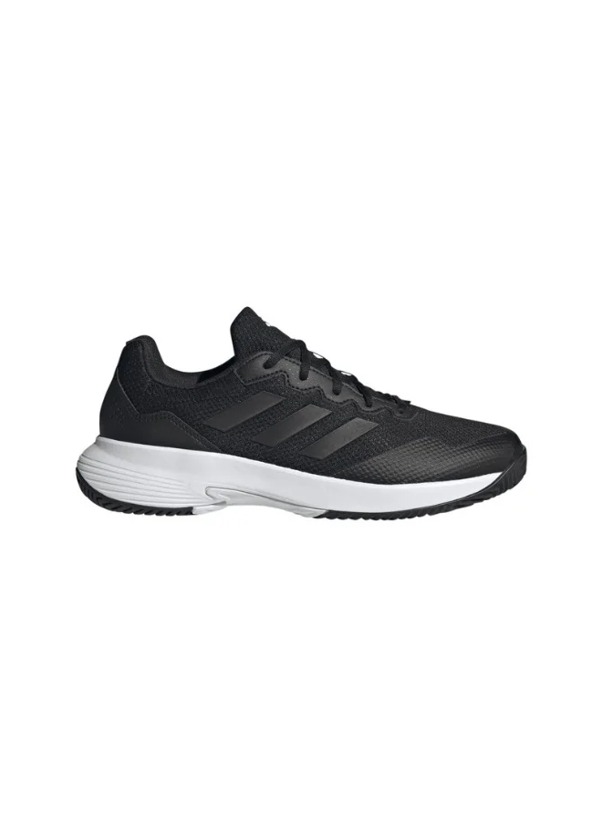 adidas حذاء تنس جيم كورت 2 للرجال أسود مقاس 6.5
