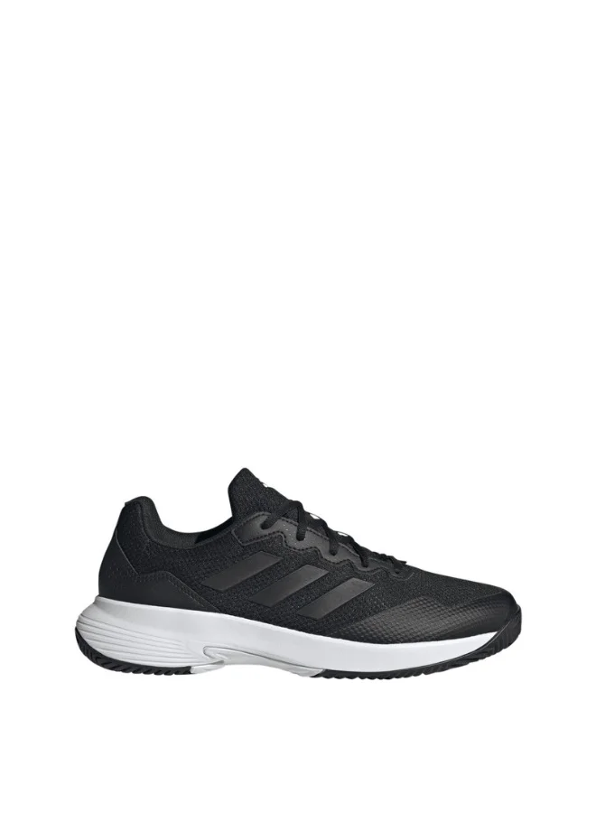 adidas حذاء تنس جيم كورت 2 للرجال أسود مقاس 6.5