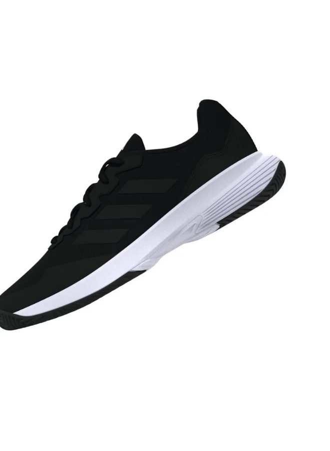 adidas حذاء تنس جيم كورت 2 للرجال أسود مقاس 6.5