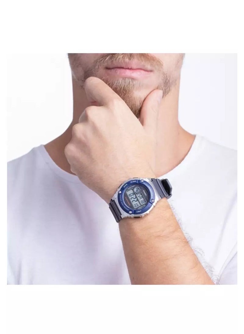 CASIO Men's Digital Watch - W-216H-2AVDF - Image 3