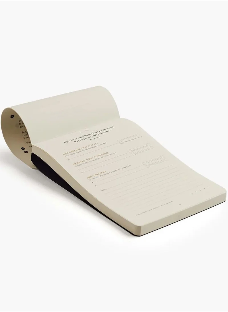 Intelligent Change Beige Daily Planner Undated Schedule