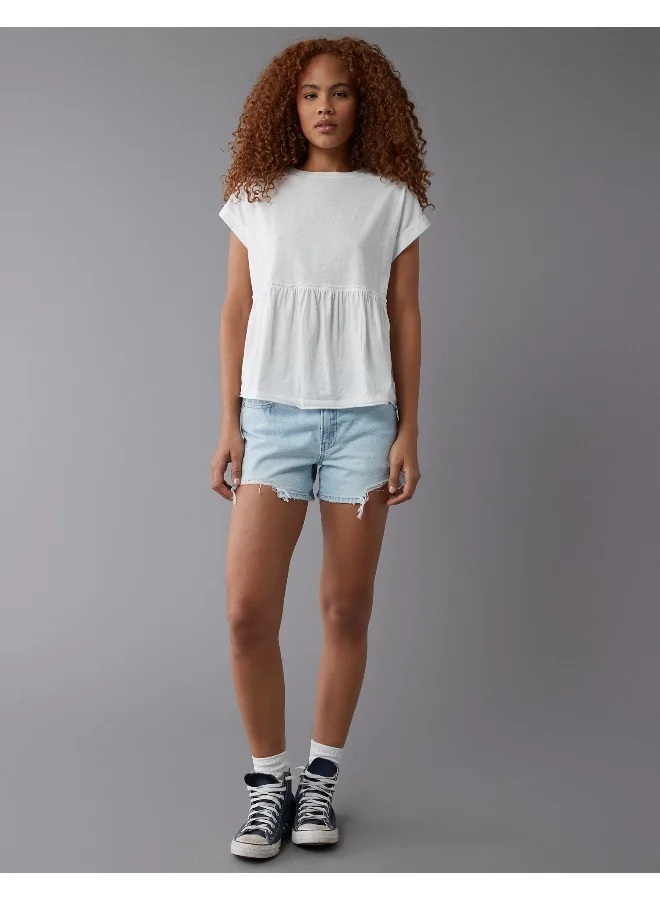 American Eagle AE Oversized Tie Back Top