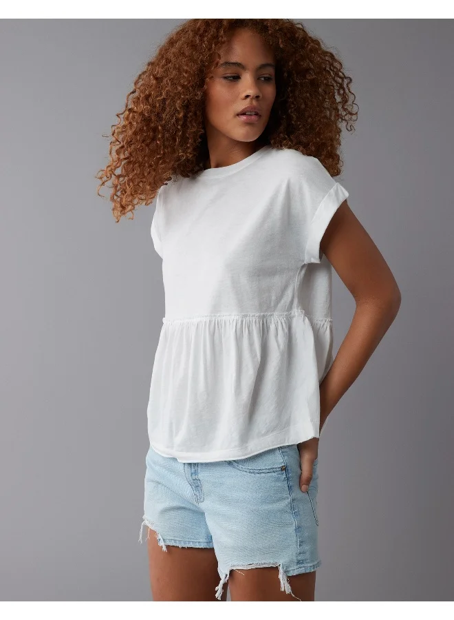 American Eagle AE Oversized Tie Back Top