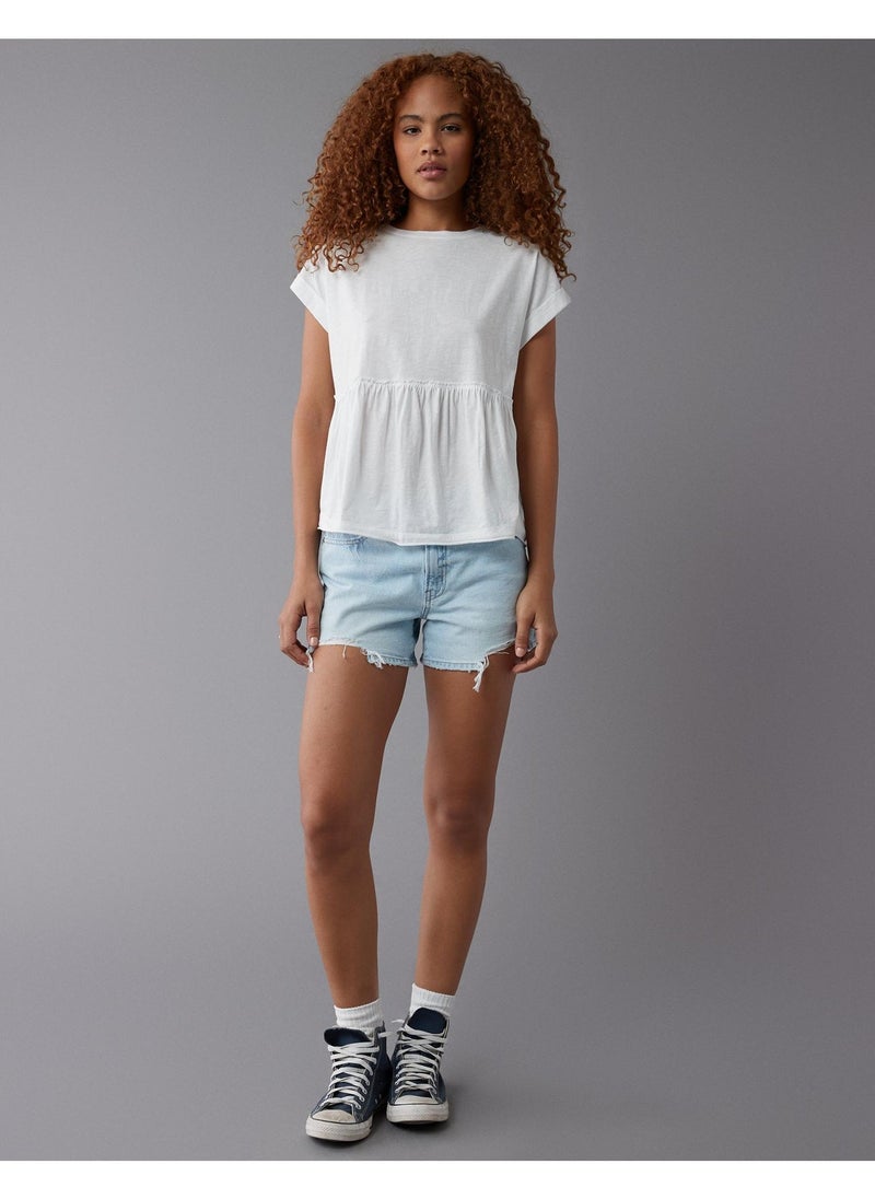 American Eagle - AE Oversized Tie Back Top - Image 1