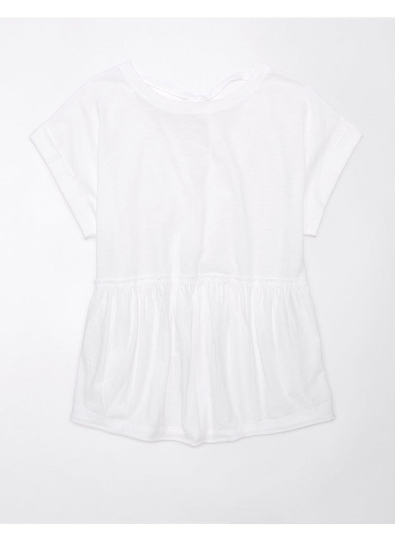 American Eagle - AE Oversized Tie Back Top - Image 1