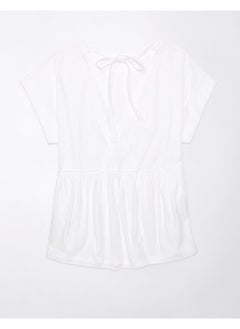 American Eagle AE Oversized Tie Back Top  - Image 5