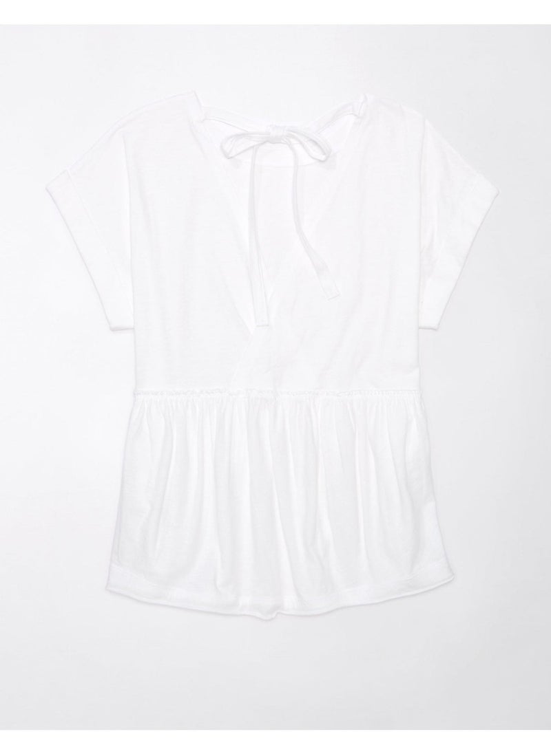 American Eagle - AE Oversized Tie Back Top - Image 1