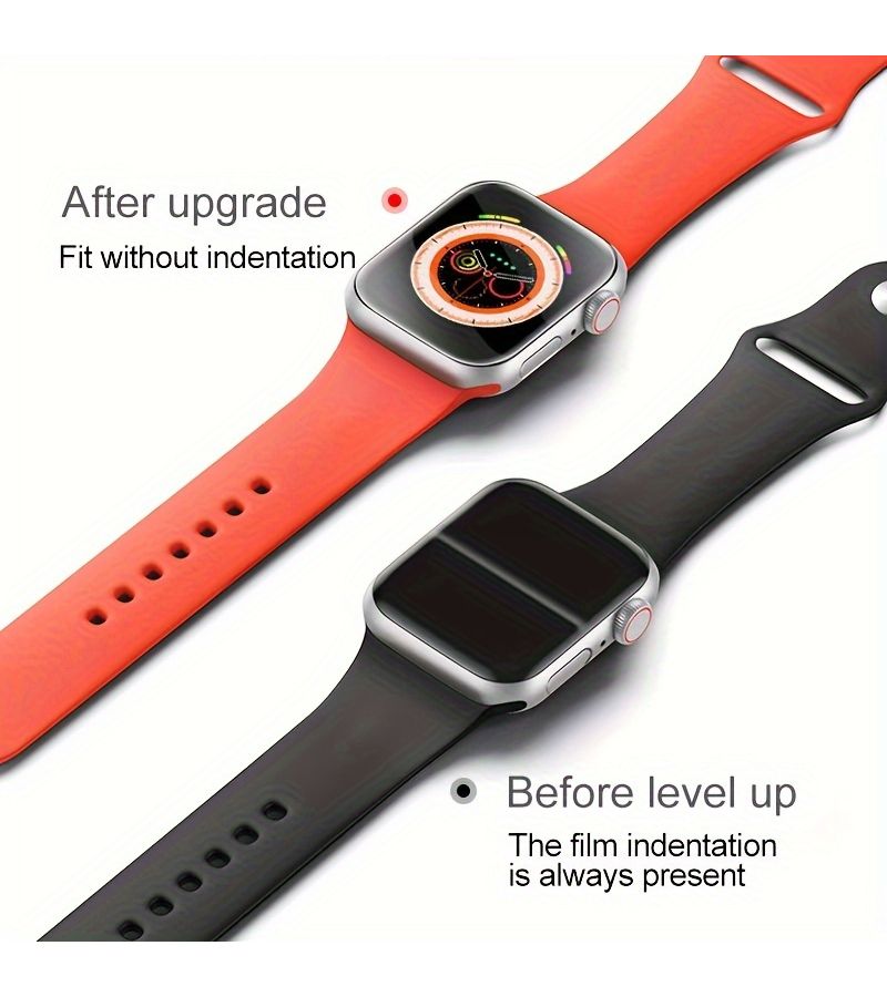 Hydrogel Screen Protector 42mm For Apple Watch Ultra SE Series 1 9 5 Pack Anti Scratch Self Healing - Image 4