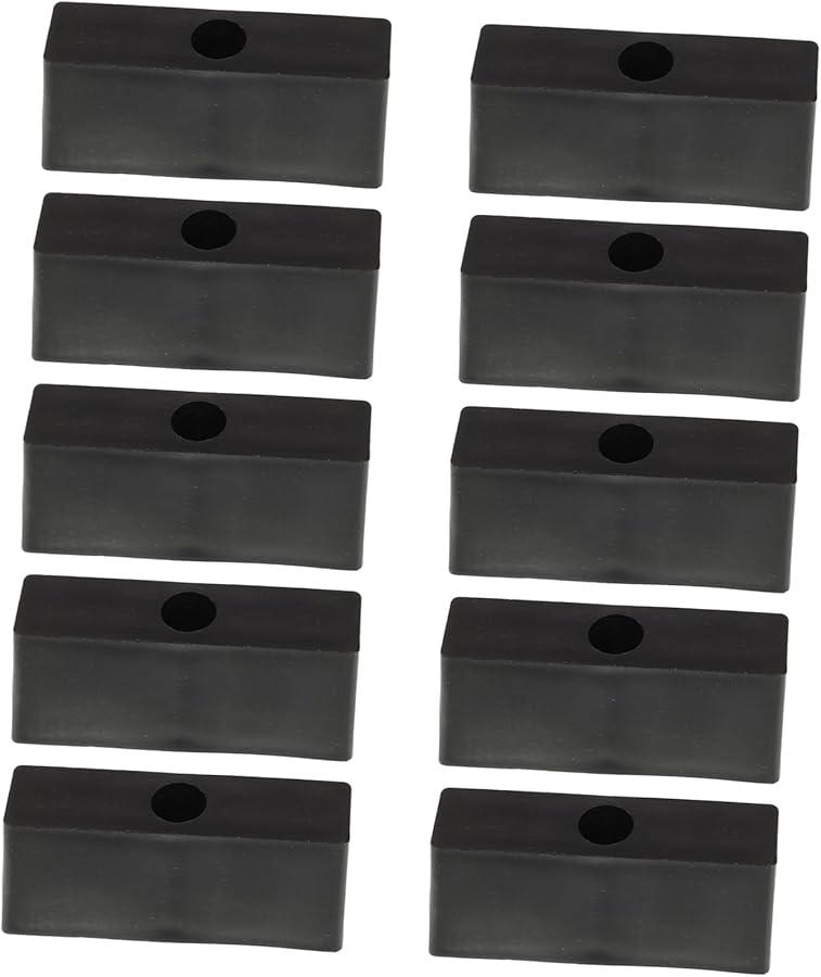 10 قطعة من أقفال أمان النوافذ البيضاء، مانعات انزلاق الأبواب الآمنة للأطفال، سهلة التركيب - Image 1