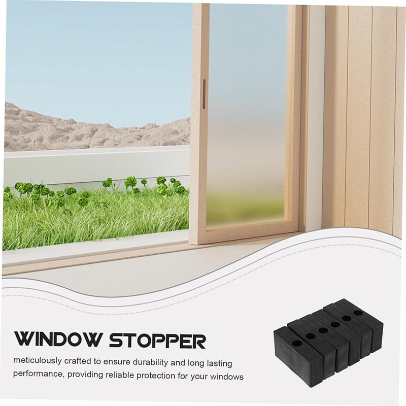 10 قطعة من أقفال أمان النوافذ البيضاء، مانعات انزلاق الأبواب الآمنة للأطفال، سهلة التركيب - Image 5