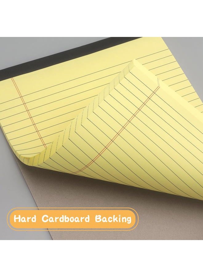 ZZTX Legal Pads 8.5 x 11 Inch Yellow Writing Notepad, Lined Writing Pads for Work Office School, 50 Sheets Per Pad, A4, 1 Pack - Image 4