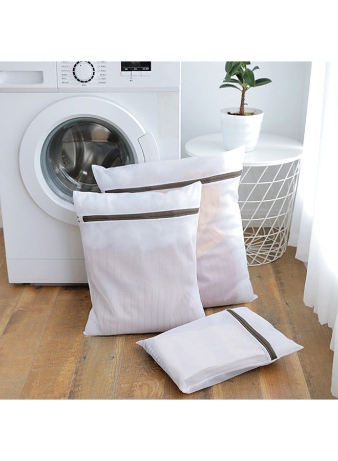 5pcs Zippered Mesh Laundry Bag for Underwear Socks Washing Multicolor - Various Sizes - Image 2