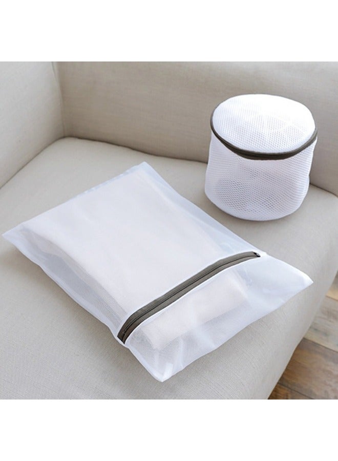 5pcs Zippered Mesh Laundry Bag for Underwear Socks Washing Multicolor - Various Sizes - Image 3