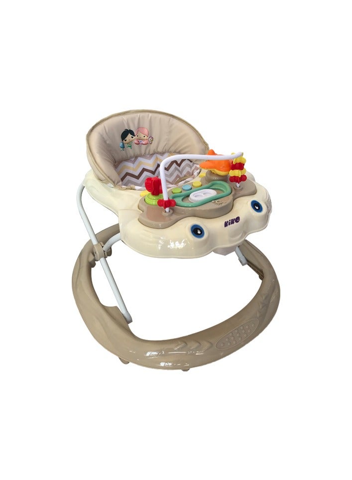 Kiko Baby Walker With Toys - Beige - Image 1
