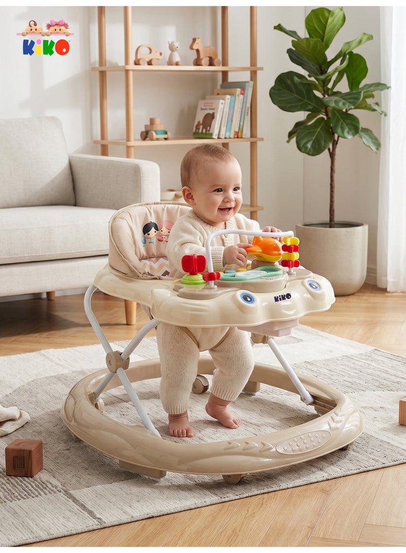 Kiko Baby Walker With Toys - Beige - Image 3