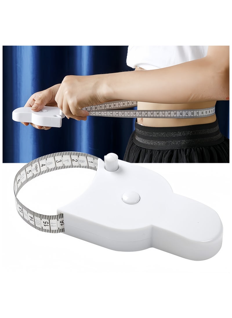 DRAVEN - GG - Tape Measures，Body Measuring Tape  Automatic Retractable Tape Measure , Self Retractable Three Circumference Ruler, Sewing Ruler, Waist Ruler, and Tape Measure - Image 1