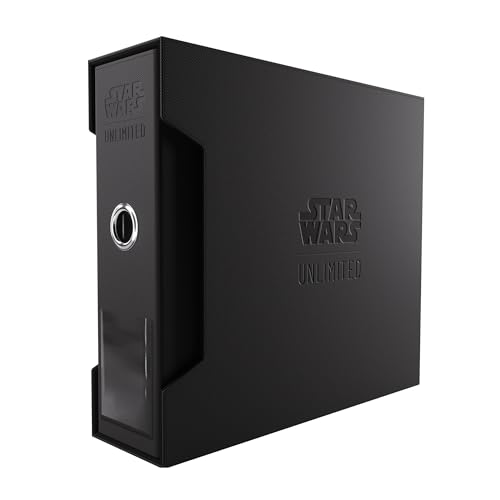 Gamegenic Star Wars Unlimited Premium Cardport XL 24Pocket Slipcase Ring Binder Officially Licensed Storage for Masterset Collection Hexafyber Surface Stackable Design Made by Gamegenic - Image 1