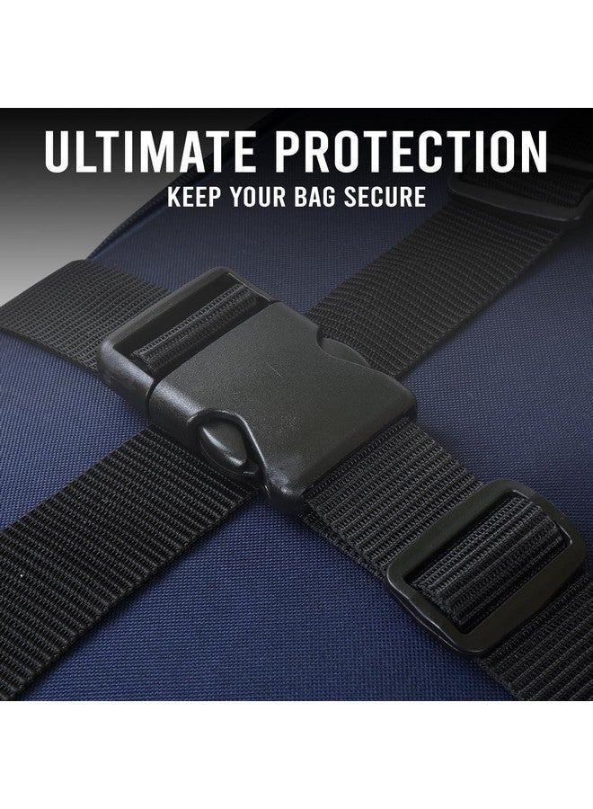 Aqbah Pack of 2 Luggage Tie Down Straps, with Strength up to 600lbs 10 ft in Length with Adjustable Buckle Straps for Motorcycle, Trucks, Luggage etc (Black) - Image 4