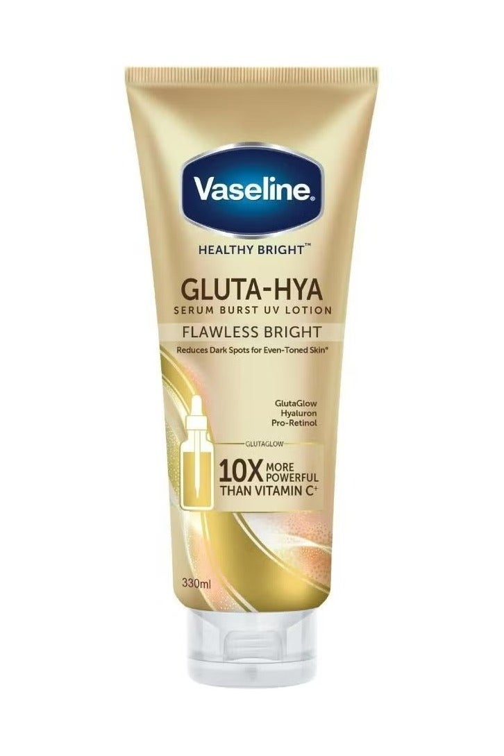 Vaseline Healthy Bright Gluta-Hya UV Lotion – 330ml | Brightening & Moisturizing Body Lotion - Image 1