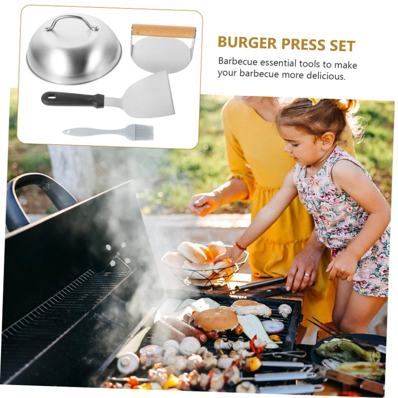 Ergonomic Burger Press Patty Maker Tool for BBQ Grilling and Outdoor Cooking - Image 4