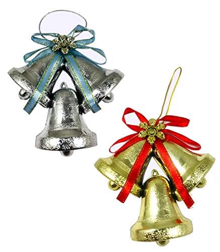 Sesonby 4 feet Long Artificial XMass Christmas Tree and 42 pcs Hangings Ornaments - Image 2
