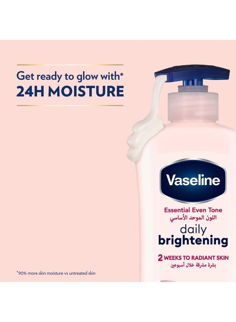Vaseline Even Tone Body Lotion Daily Brightening, 2 x 400ml - Image 3
