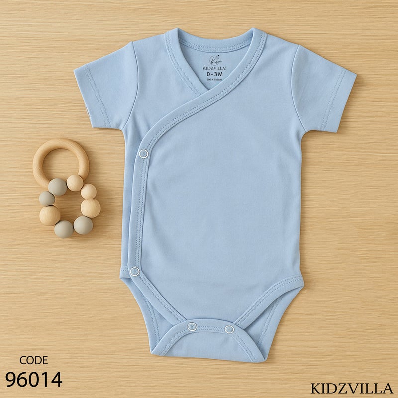 Kidzvilla Baby Wrap Bodysuit (Short Sleeve) 96014 - Image 1