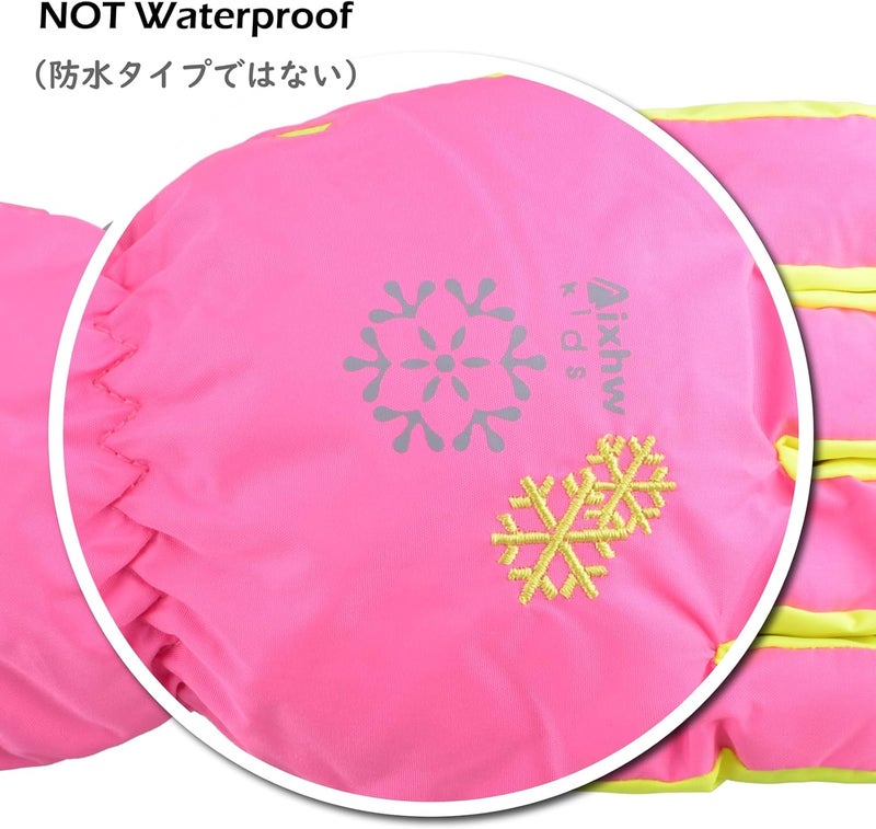 TRIWONDER Kids Ski Snow Gloves Winter Cold Weather Windproof Warm Snowboard Sport Mittens for Boys Girls - Image 3