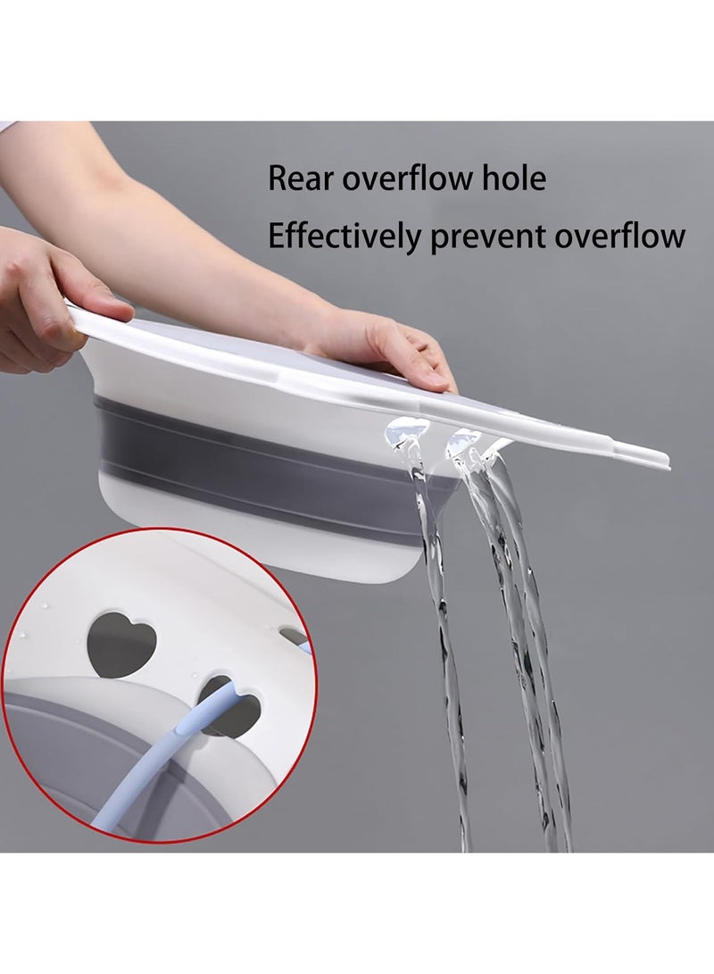 Hanayo Sitz Baths for toilet Seat Bidet Postpartum Care Basin Sitz Baths for toilet Seat with Flusher Pregnant Women Cleanse Vagina or Anal Region Best with Soothics Sitz Bath Soak ﻿  - Image 4