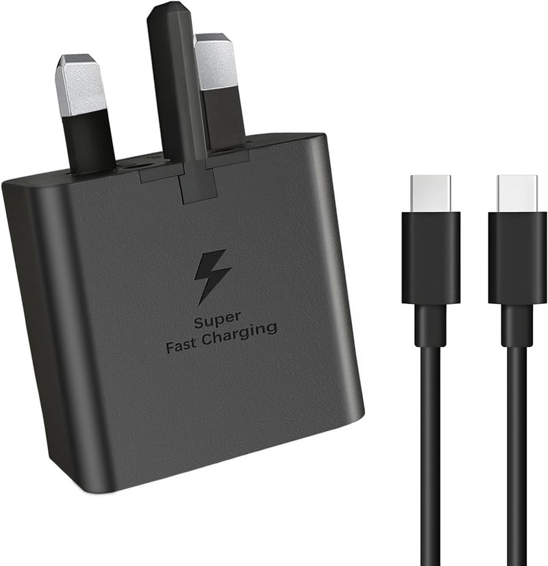 Kueh 25W Type C Charger - Super Fast Charger With USB C Wall Adapter And 1m USB-C to USB-C Cable, Compatible with Samsung Galaxy S Series, Note Series - Image 1
