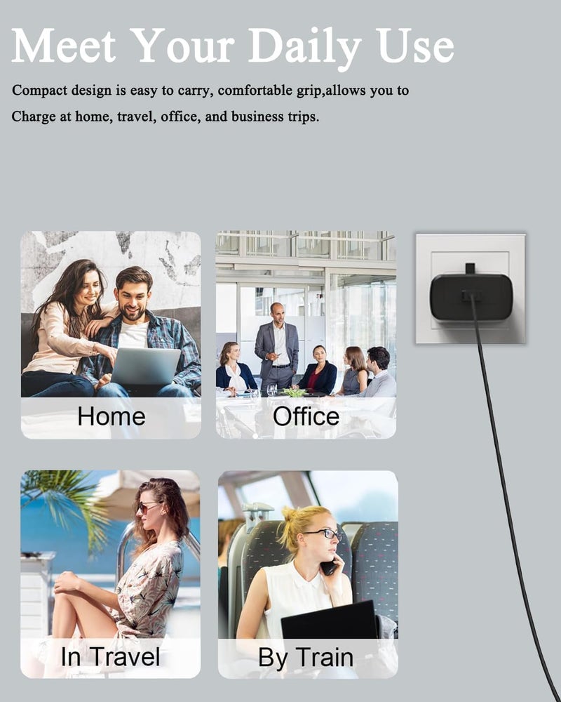 Kueh 25W Type C Charger - Super Fast Charger With USB C Wall Adapter And 1m USB-C to USB-C Cable, Compatible with Samsung Galaxy S Series, Note Series - Image 5