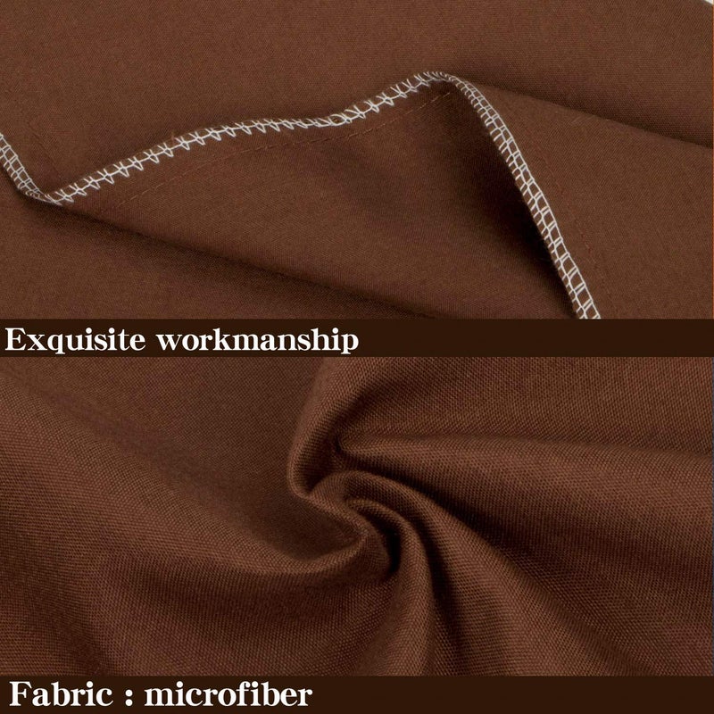 NTBAY Queen Pillowcase Set - 4 Pack Brushed Microfiber 20x30 Pillowcases - Soft  Wrinkle-Free  Fade-Resistant  Stain-Resistant  Brown Pillowcases with Envelope Closure - 20x30 Inches  Brown - Image 2