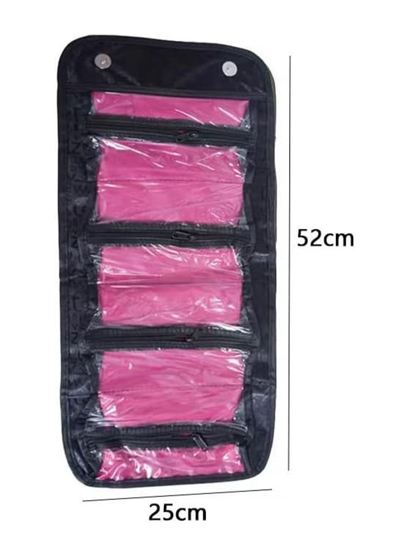 Rubik Hanging Roll Travel Toiletry Bag Large Capacity - Image 5