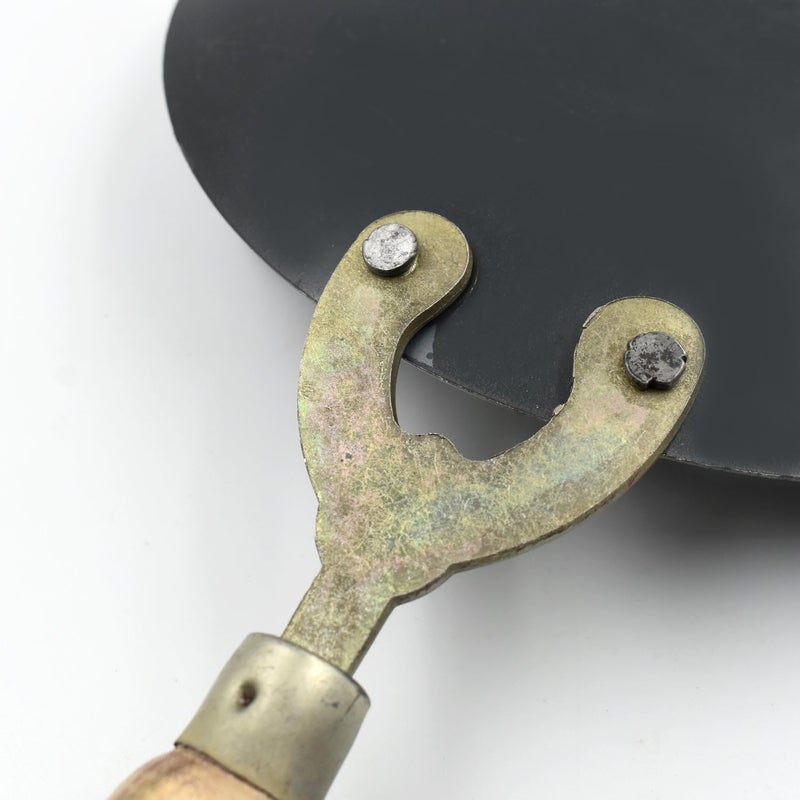 Vellect مقلاة روتي بمقبض خشبي من فيليكتا - مقلاة متعددة الاستخدامات لصنع الروتي، البراتا، والخبز المسطح الآخر في المطبخ - Image 5