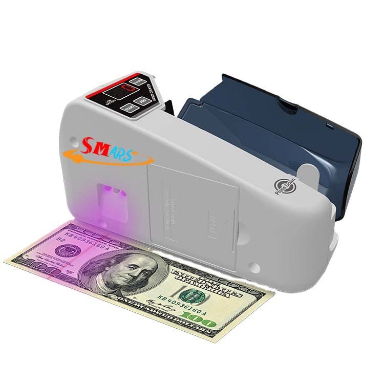Smars® V30 LED Display Mini Portable Handy Use Battery/Plug Money Counter Machine for Cash and Banknote Currency Bill Countier - Image 1