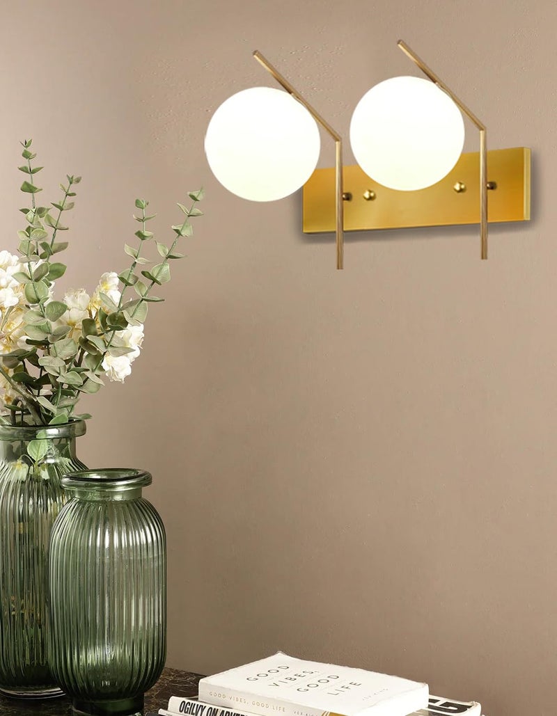 kinis Double Shade Surface Mounted Inclined Design Wall Light/Wall Lamp/Wall Sconces for Living Room Wall Lamp for Bedroom Wall Light to Décor (with Bulb) - Image 4