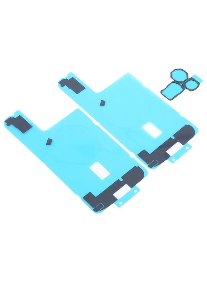 erorex For iPhone 16 Pro Max 10pcs Back Cover Heat Sink Black Sticker with Back Camera Sponge Pads - Image 3