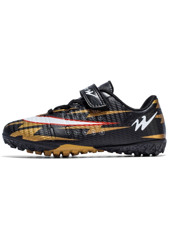 Shuangxing Kids Studded Tf Soccer Shoes Lightweight Durable Professional Training Shoes For Boys And Girls Youth Student Football Cleats For Turf And Grass - Image 1